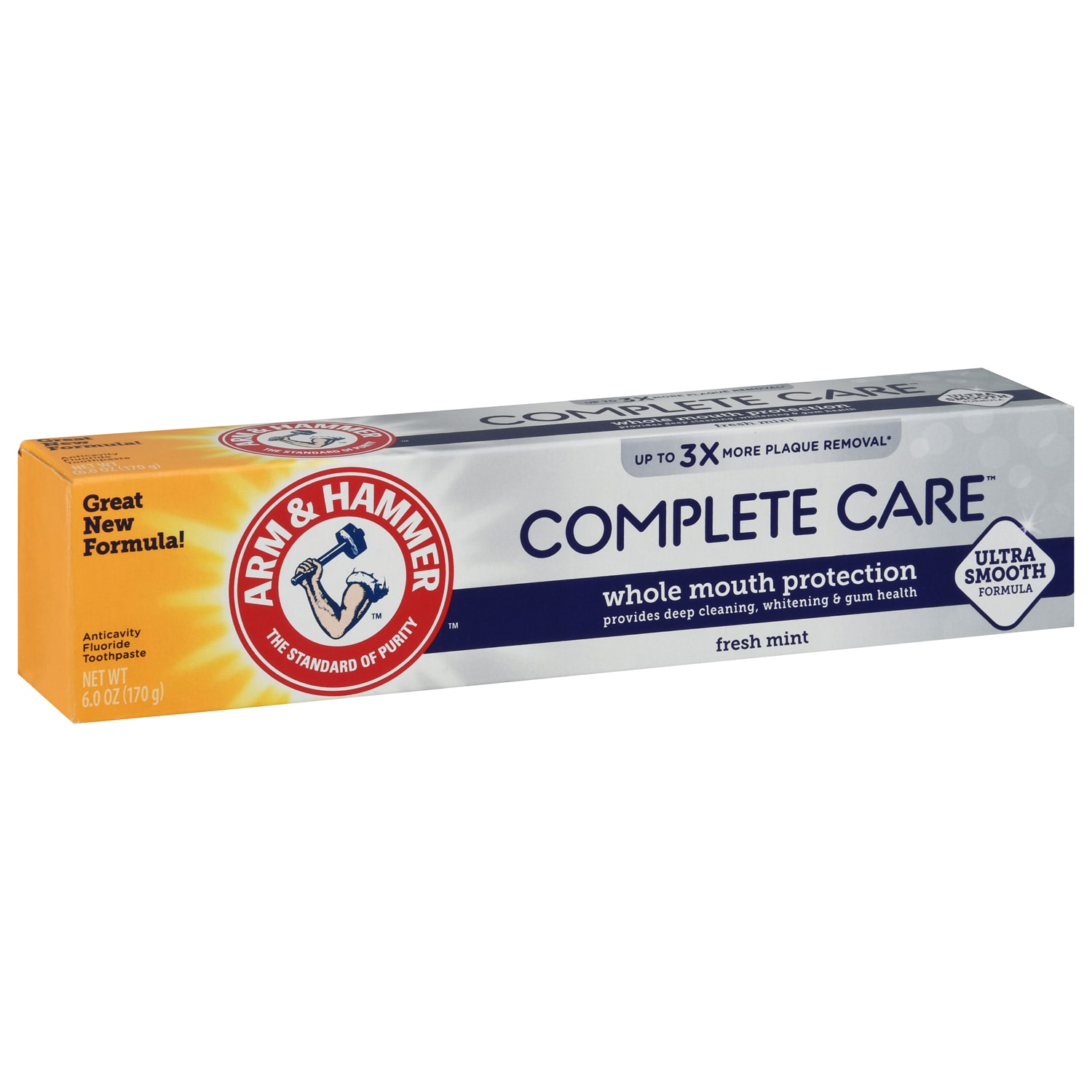 Arm & Hammer CompleteCare Fluoride Anticavity Toothpaste, Fresh Mint
