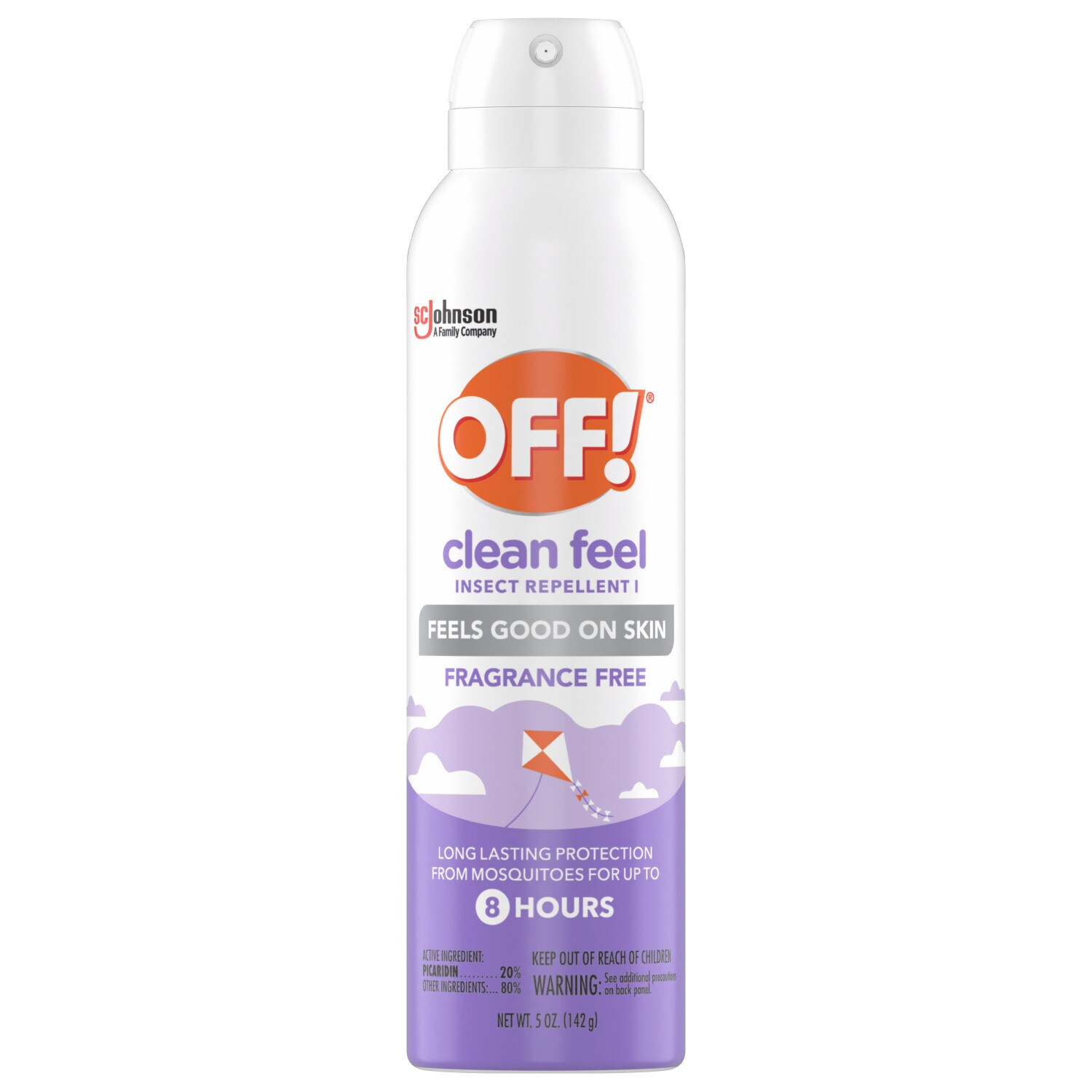 OFF! Clean Feel Insect Repellent Spray, Fragrance Free