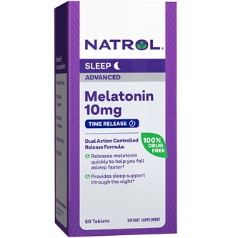 Natrol Melatonin Sleep Advanced Tablets, 10mg