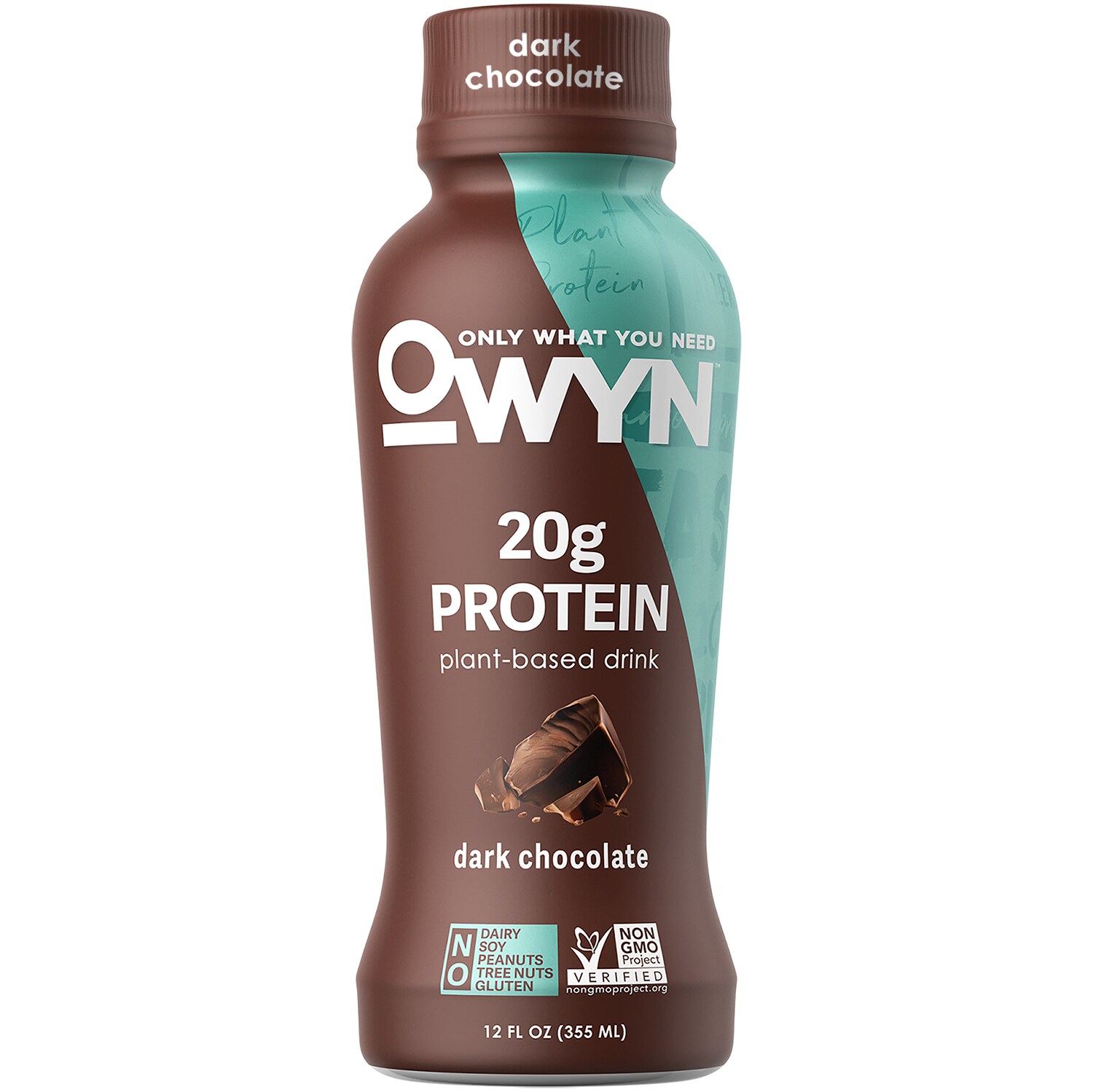 OWYN Plant Based Drink, Dark Chocolate, Plastic Bottle