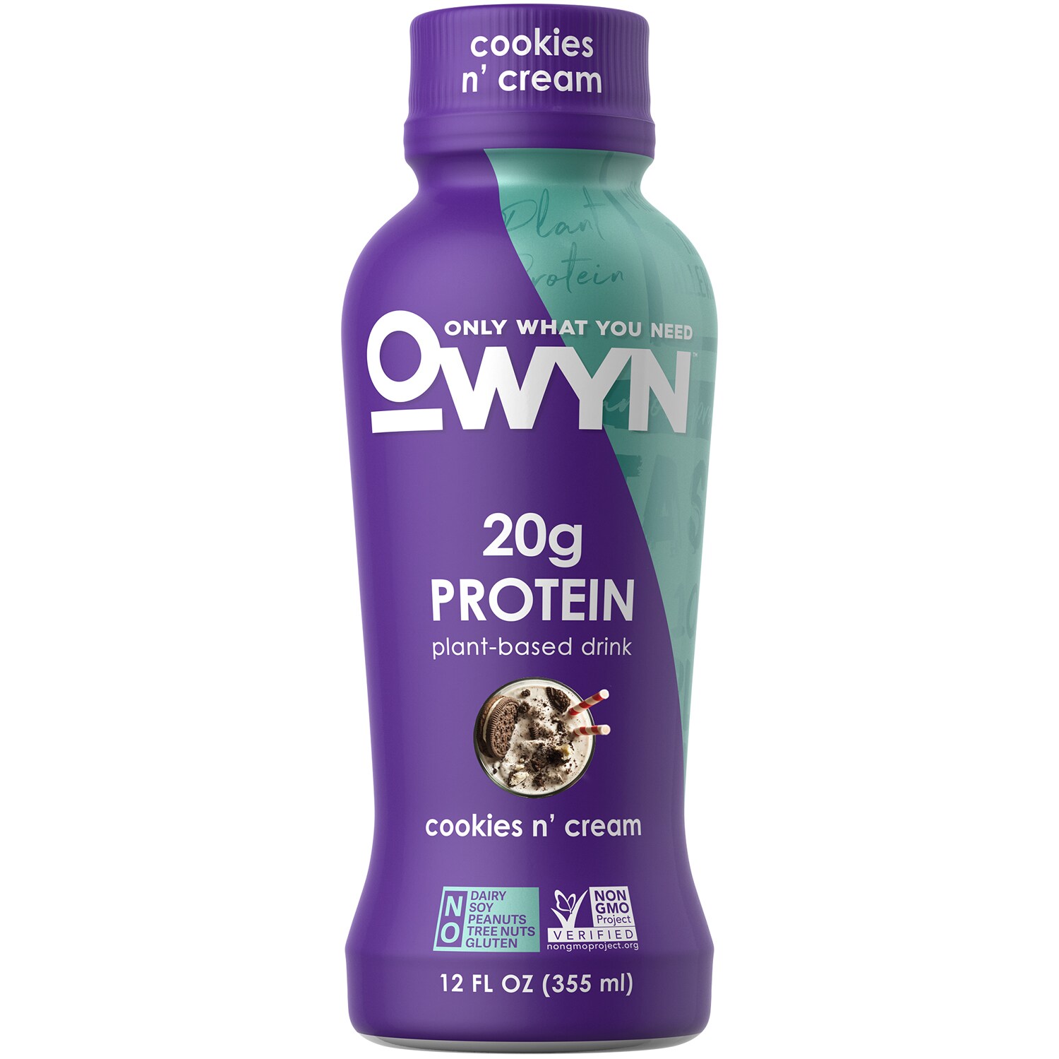 OWYN Plant Based Drink, Cookies n' Cream, Plastic Bottle