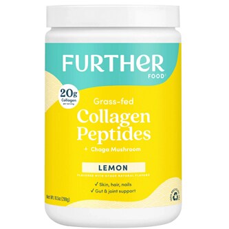 Further Food Grass-Fed Collagen Peptides Powder, Lemon