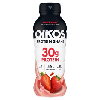 Oikos Protein Shake, Strawberry, Plastic Bottle