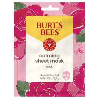 Burt's Bees Calming Sheet Mask, Rose