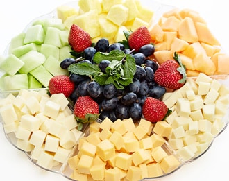 FreshDirect Fruit and Cheese Platter, Large