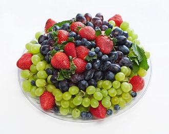 FreshDirect Grape and Strawberry Platter, Small