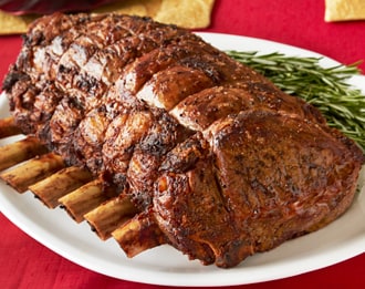 FreshDirect Standing Beef Rib Roast, Whole (Serves 10-12, approx. 12-13lb)