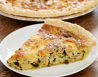 Pika's Farm Table Hudson Valley Kale and Mushroom Quiche, Frozen