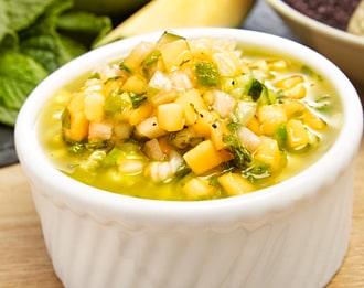 FreshDirect Fresh Mango Mint Salsa