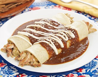 FreshDirect Chicken Mole Enchilada, Single Serving Meal