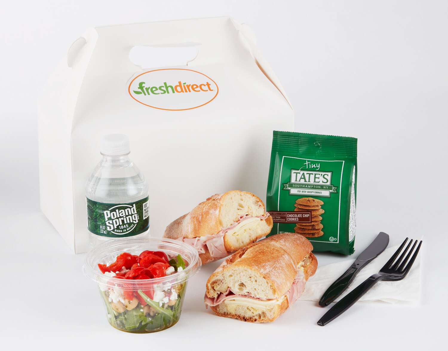 FreshDirect Ham & Gruyere Sandwich Lunch Box