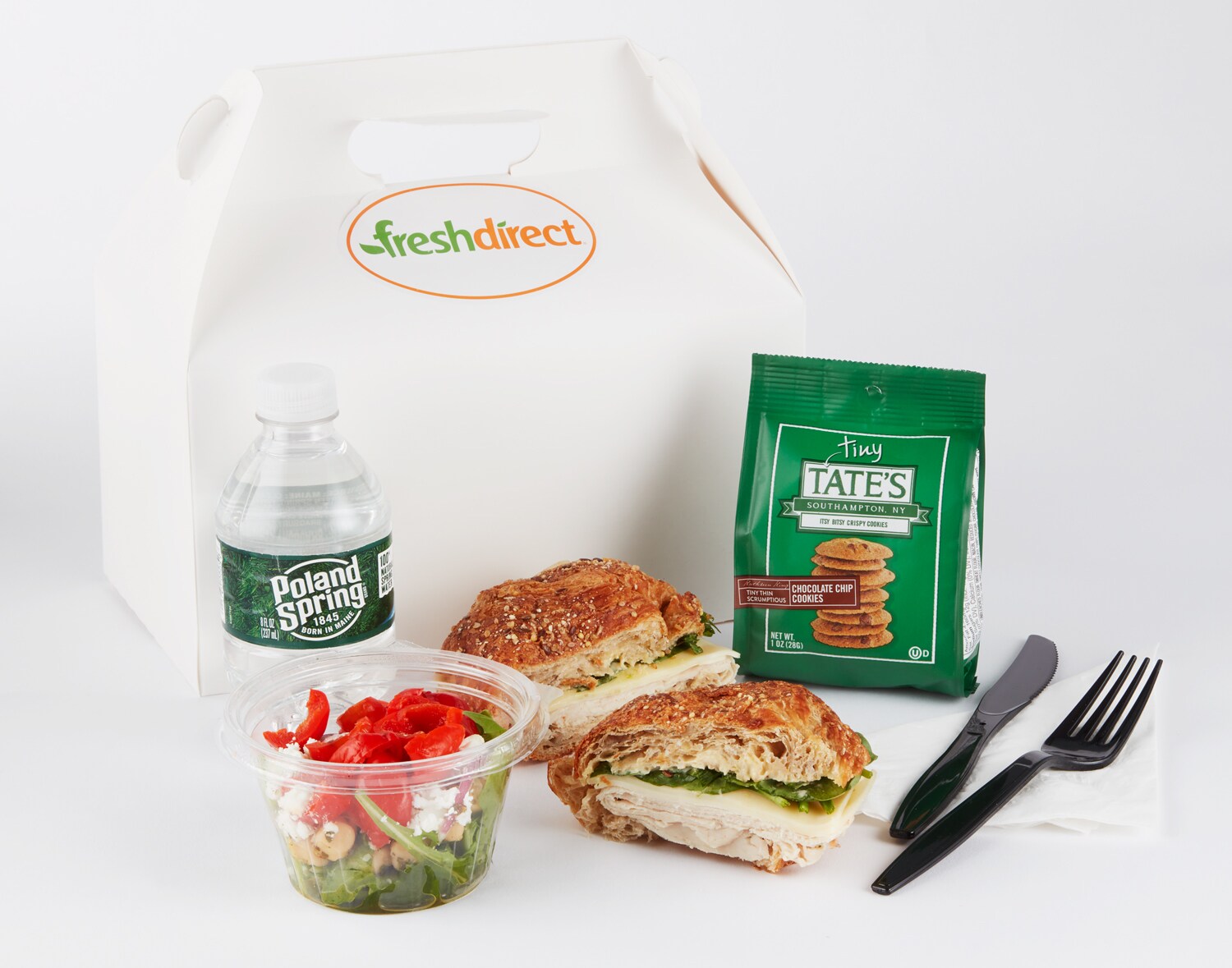 FreshDirect Turkey & Swiss Croissant Lunch Box