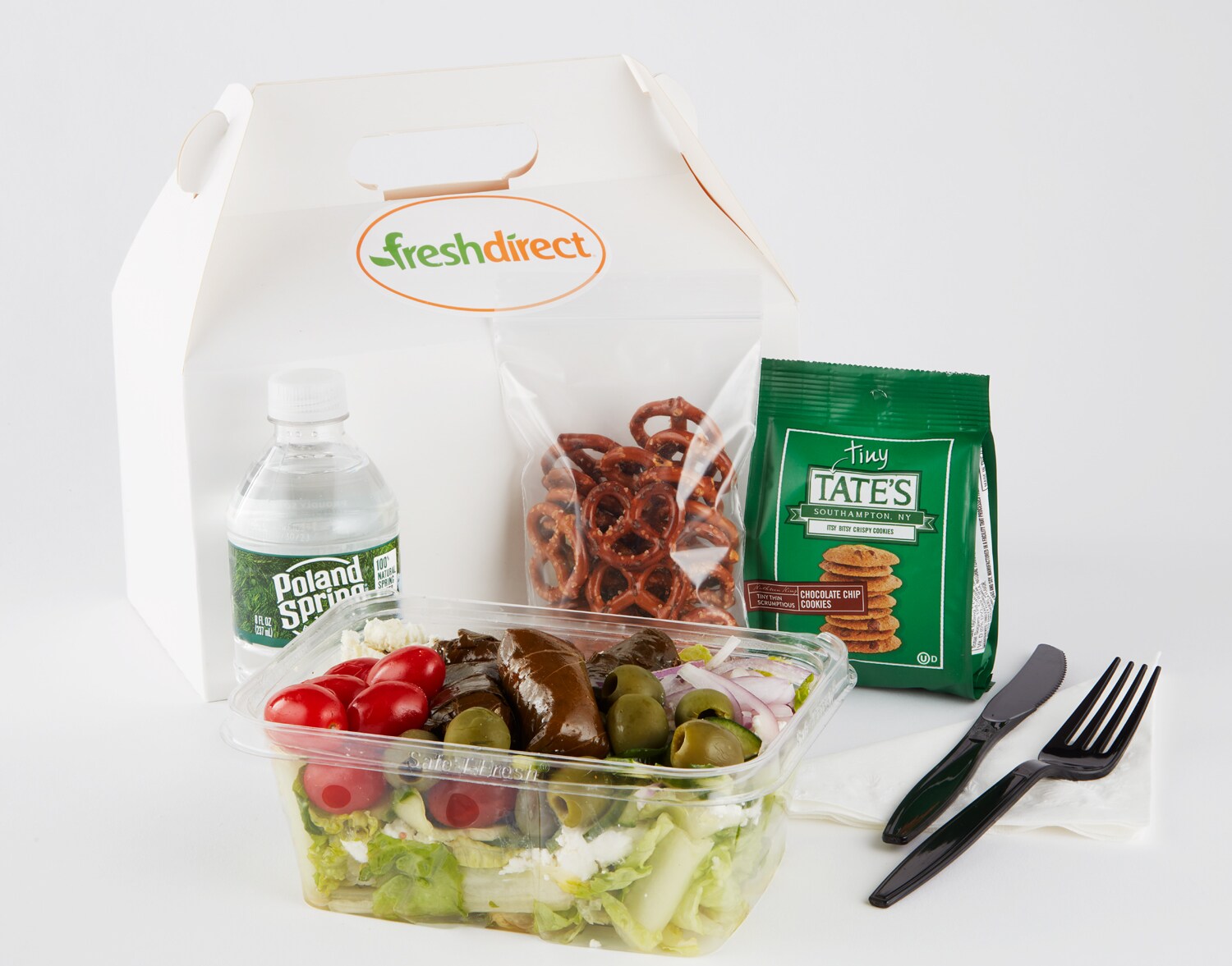 FreshDirect Greek Salad Lunch Box