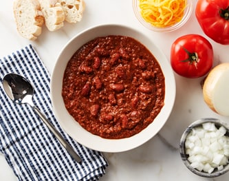 FreshDirect Chili, Local Grass-Fed Beef
