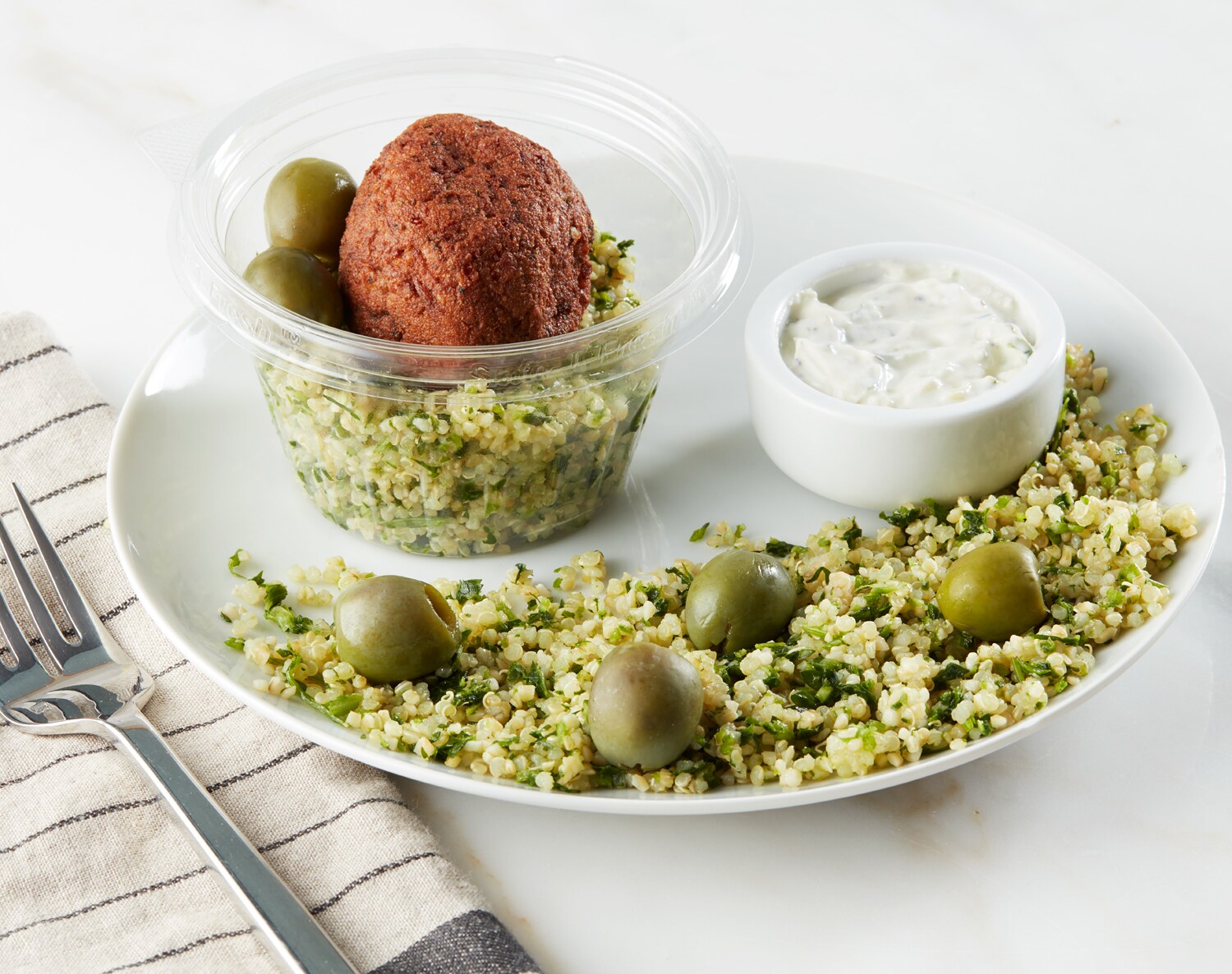 FreshDirect Eggplant Meatball Mezze Pot