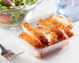 FreshDirect Breaded Chicken Cutlet, Sliced