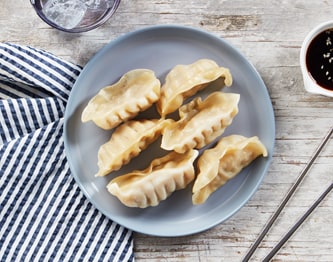 FreshDirect Pork Vegetable Dumplings with Sesame-Soy Sauce