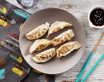 FreshDirect Chicken Vegetable Dumplings with Sesame-Soy Sauce