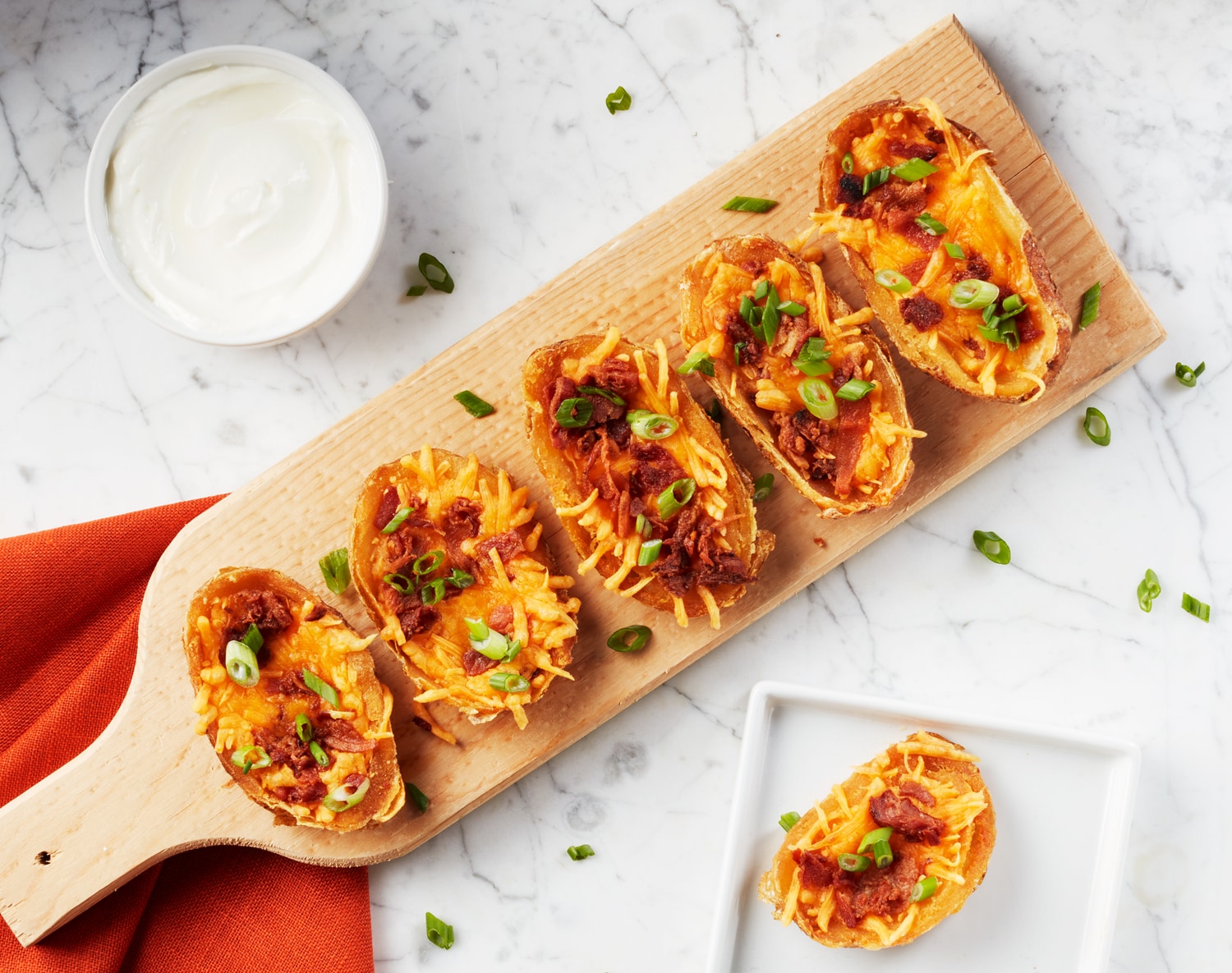 FreshDirect Loaded Potato Skins with Sour Cream