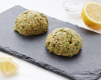 FreshDirect Salmon Cakes, Uncooked