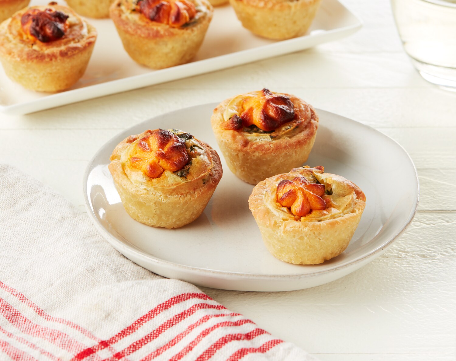 Pika's Farm Table Mini Feta & Spinach Quiche, Frozen