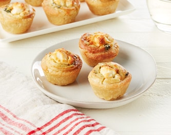 Pika's Farm Table Mini Spinach & Goat Cheese Quiche, Frozen