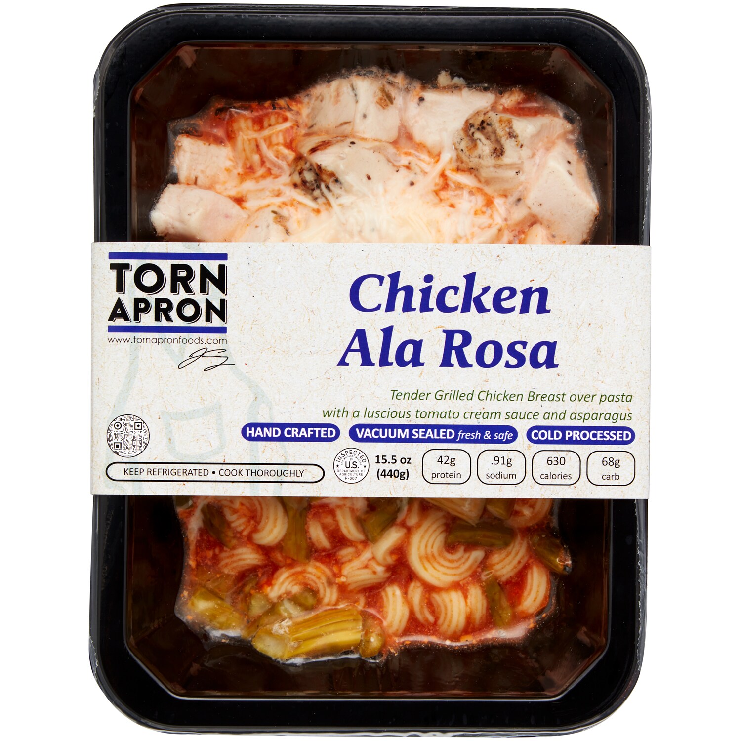 Torn Apron Chicken Ala Rosa