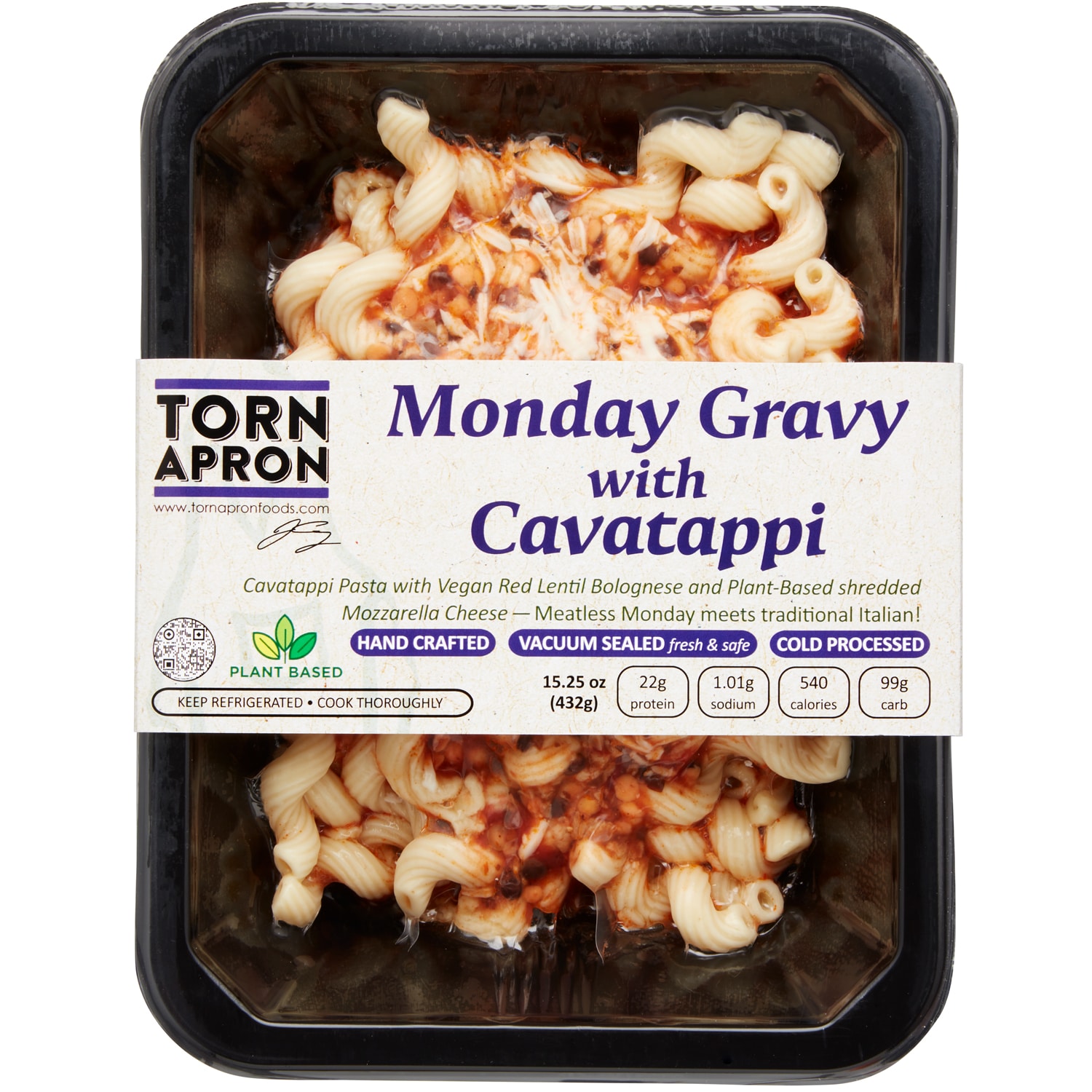 Torn Apron Monday Gravy with Cavatappi