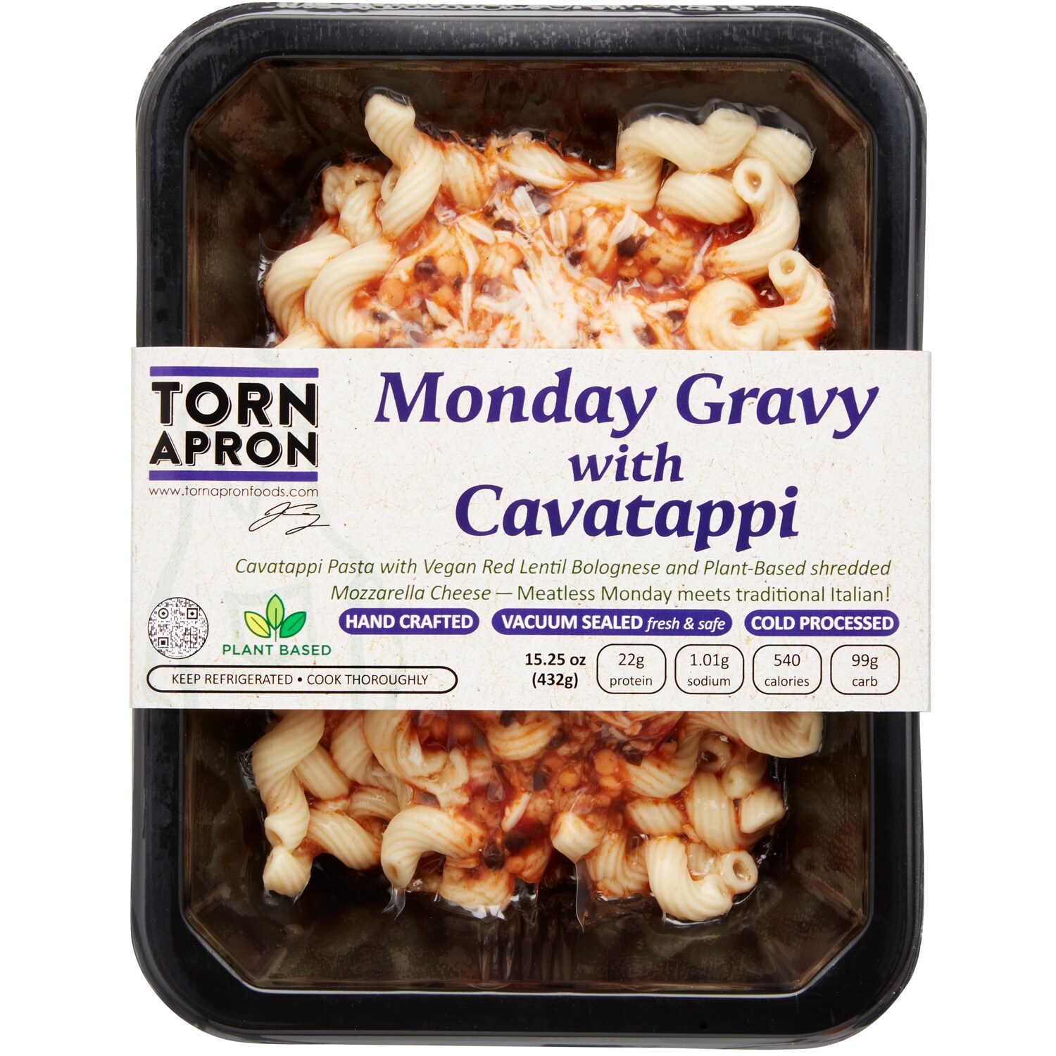 Torn Apron Monday Gravy with Cavatappi