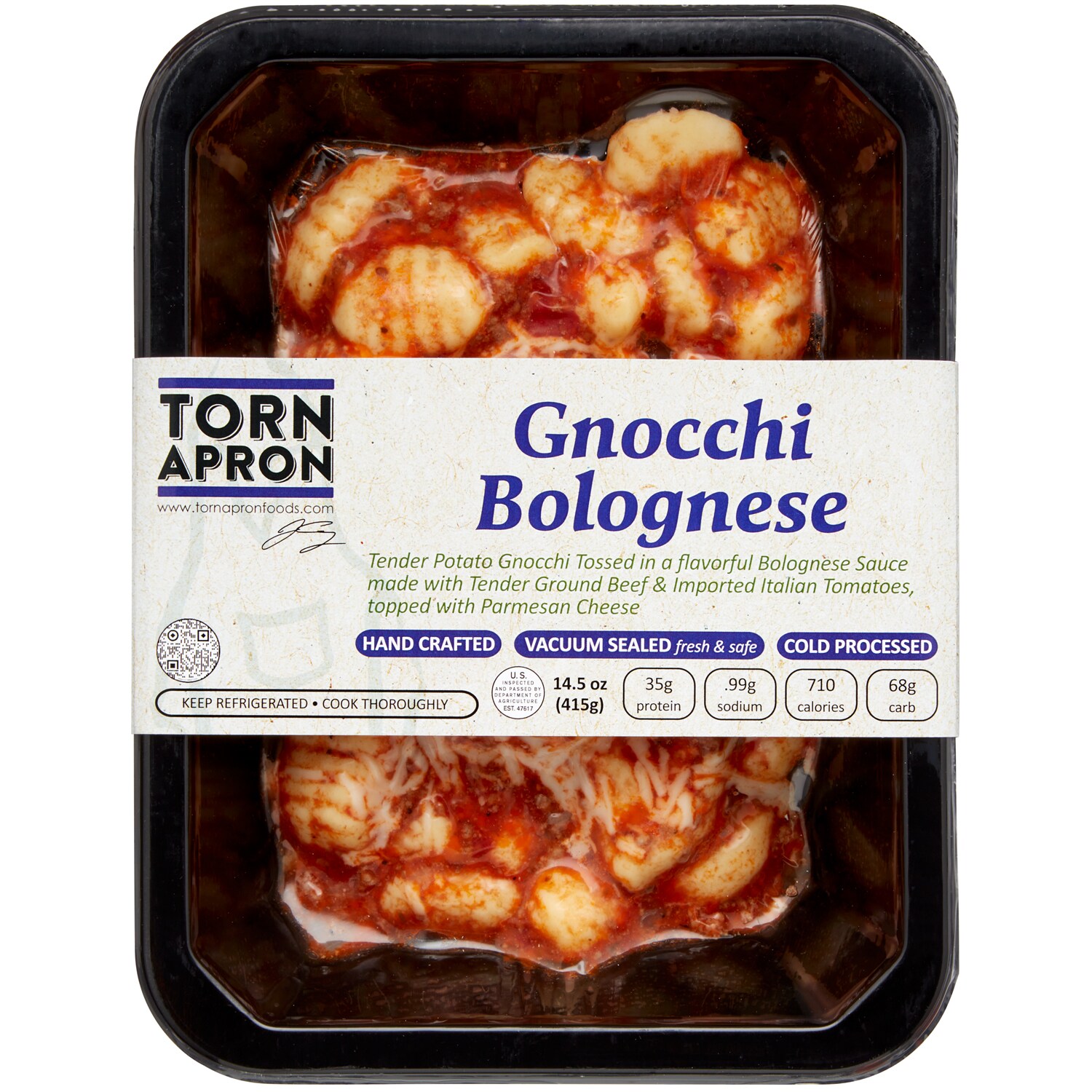 Torn Apron Gnocchi Bolognese
