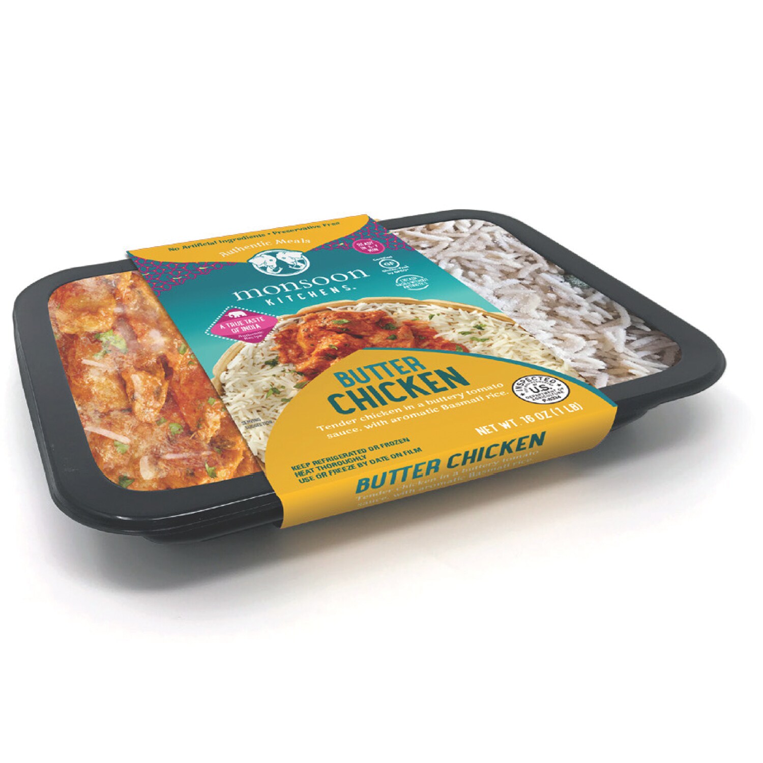 Monsoon Kitchens Butter Chicken, Frozen