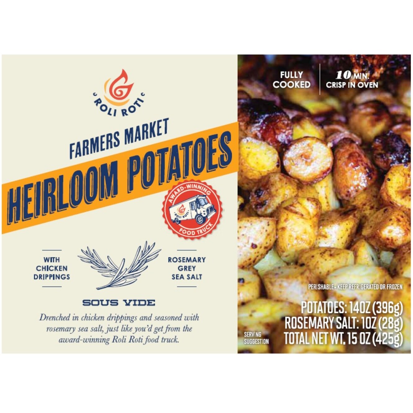 Roli Roti Sous Vide Heirloom Potatoes
