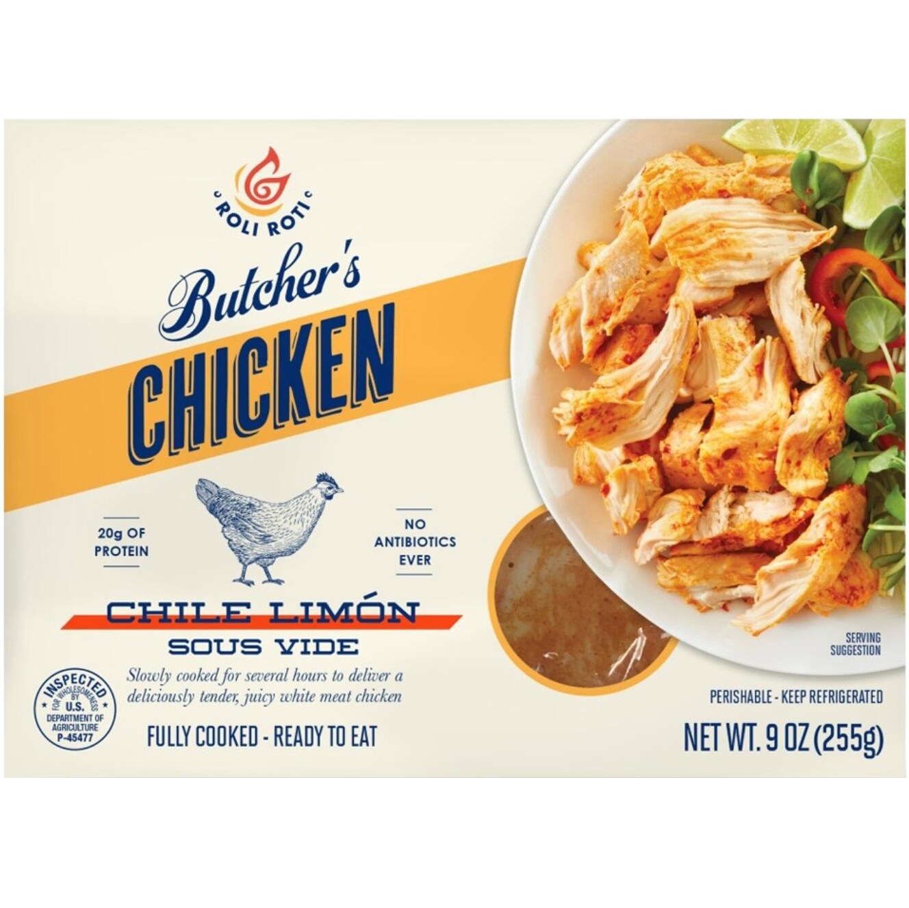 Roli Roti Sous Vide Chicken, Chile Limón