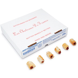 Les Chateaux All Beef Franks in a Blanket, Frozen