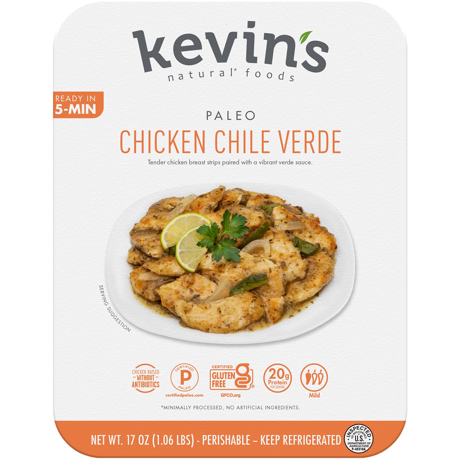 Kevin's Natural Foods Chicken Chile Verde