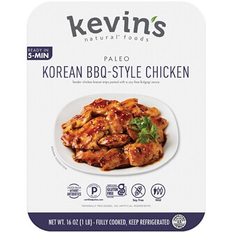 Kevin's Natural Foods Korean BBQ-Style Chicken, Frozen
