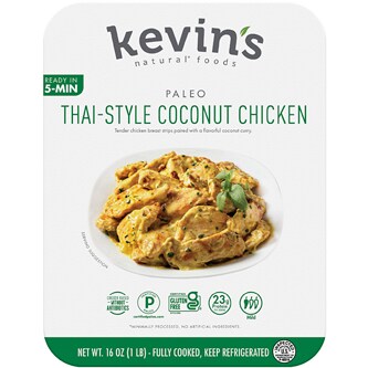 Kevin's Natural Foods Thai-Style Coconut Chicken, Frozen