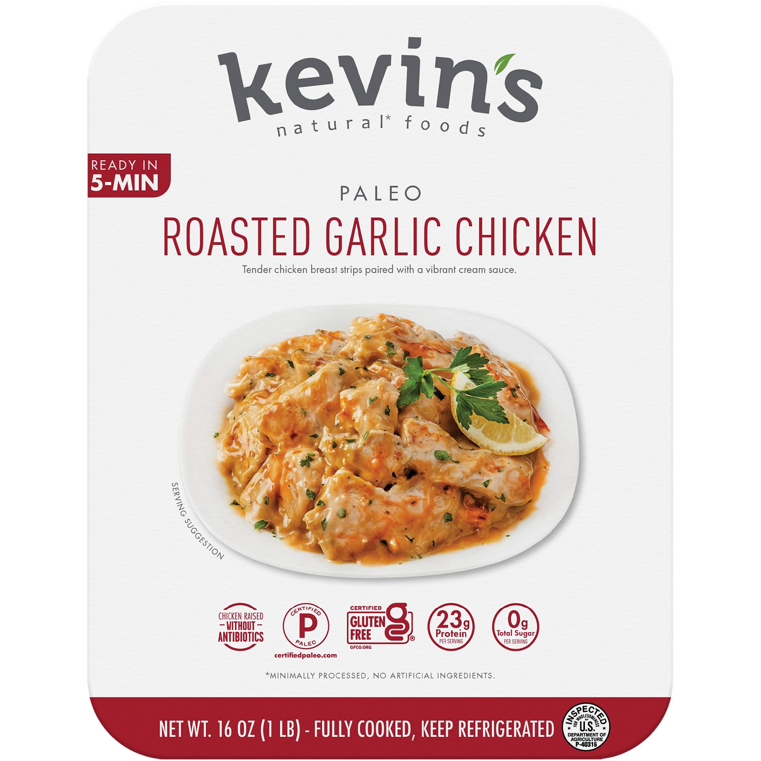 Kevin's Natural Foods Roasted Garlic Chicken