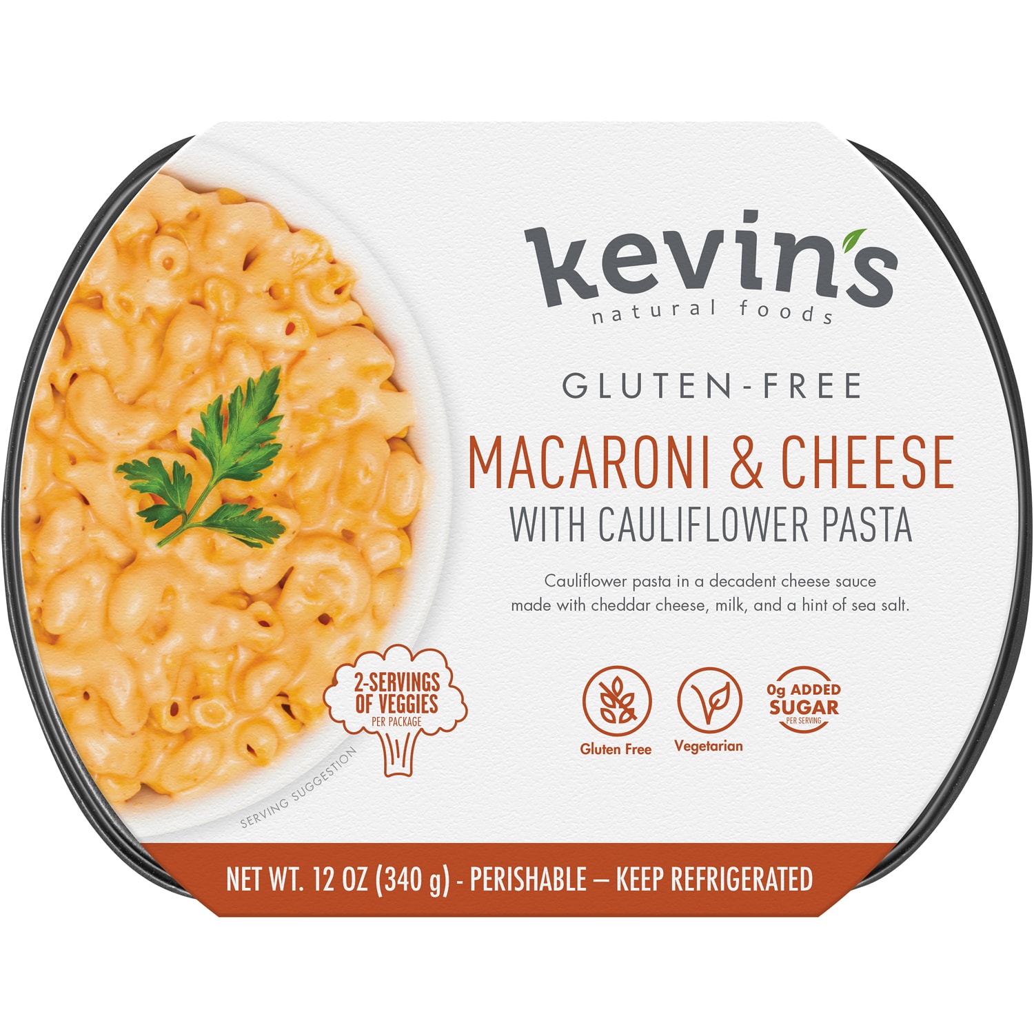 Kevin's Natural Foods Gluten-Free Mac & Cheese with Cauliflower Pasta