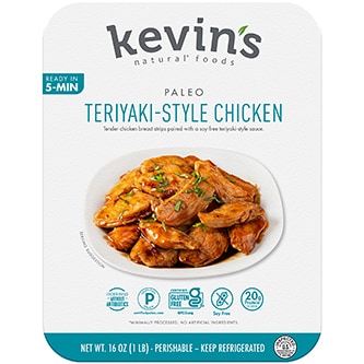 Kevin's Natural Foods Teriyaki-Style Chicken, Frozen