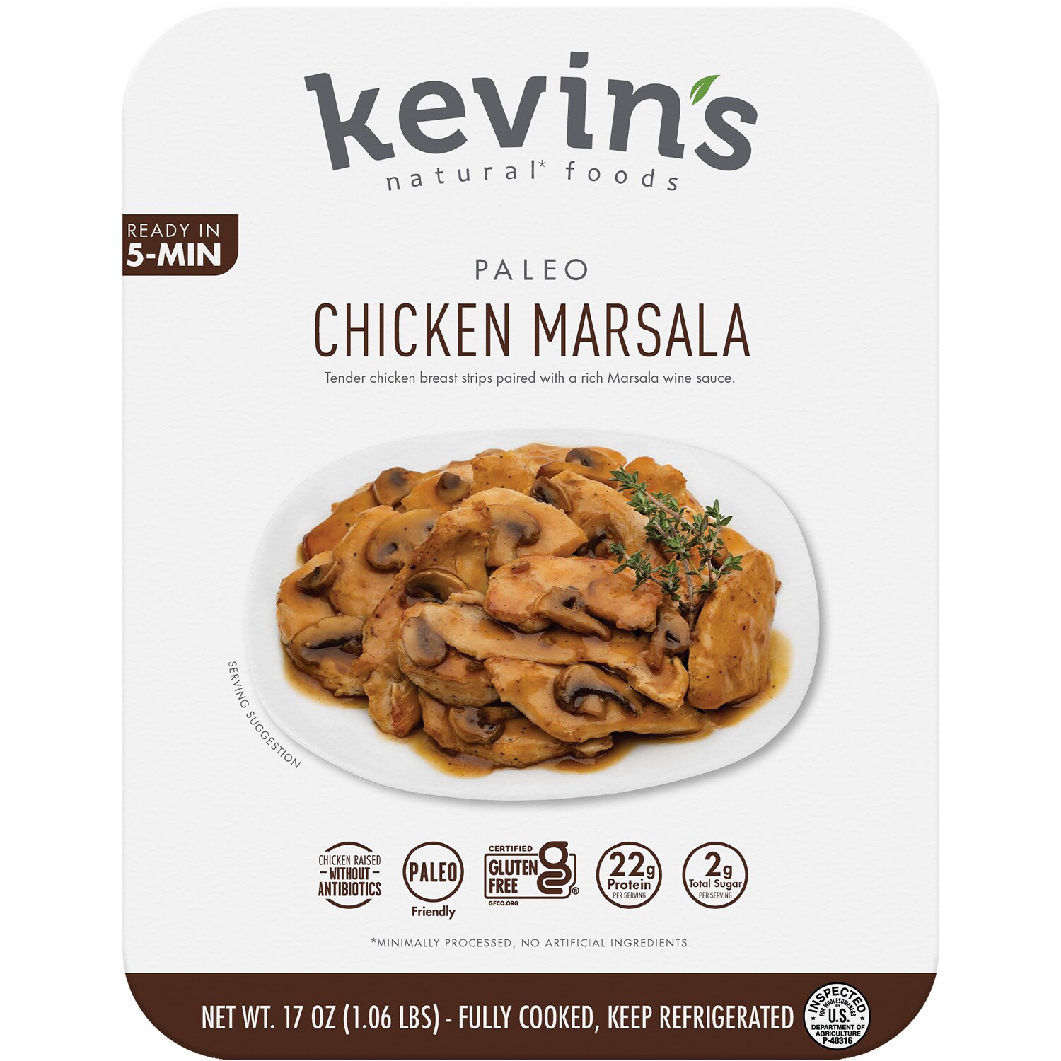 Kevin's Natural Foods Chicken Marsala