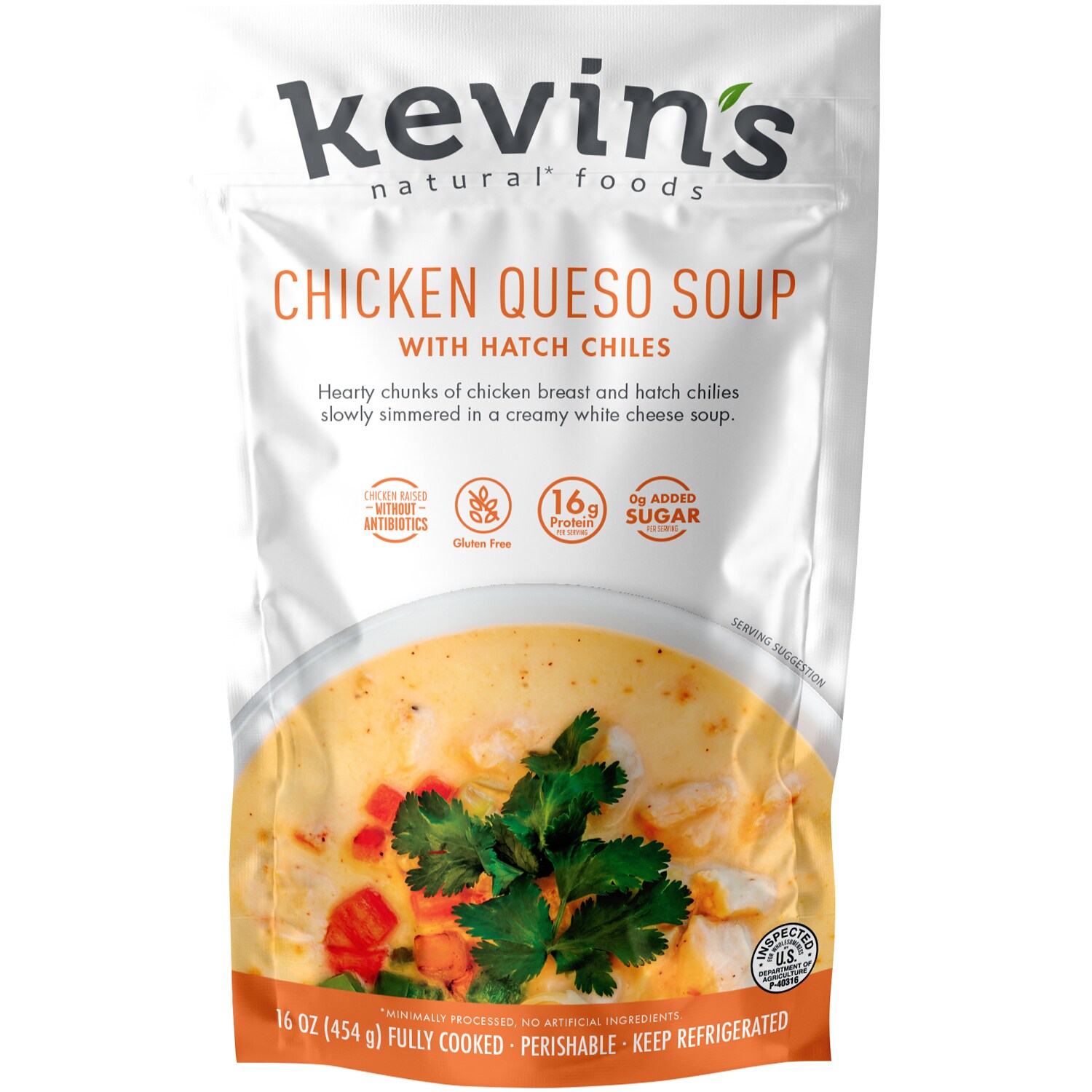 Kevin's Natural Foods Soup, Chicken Queso with Hatch Chiles
