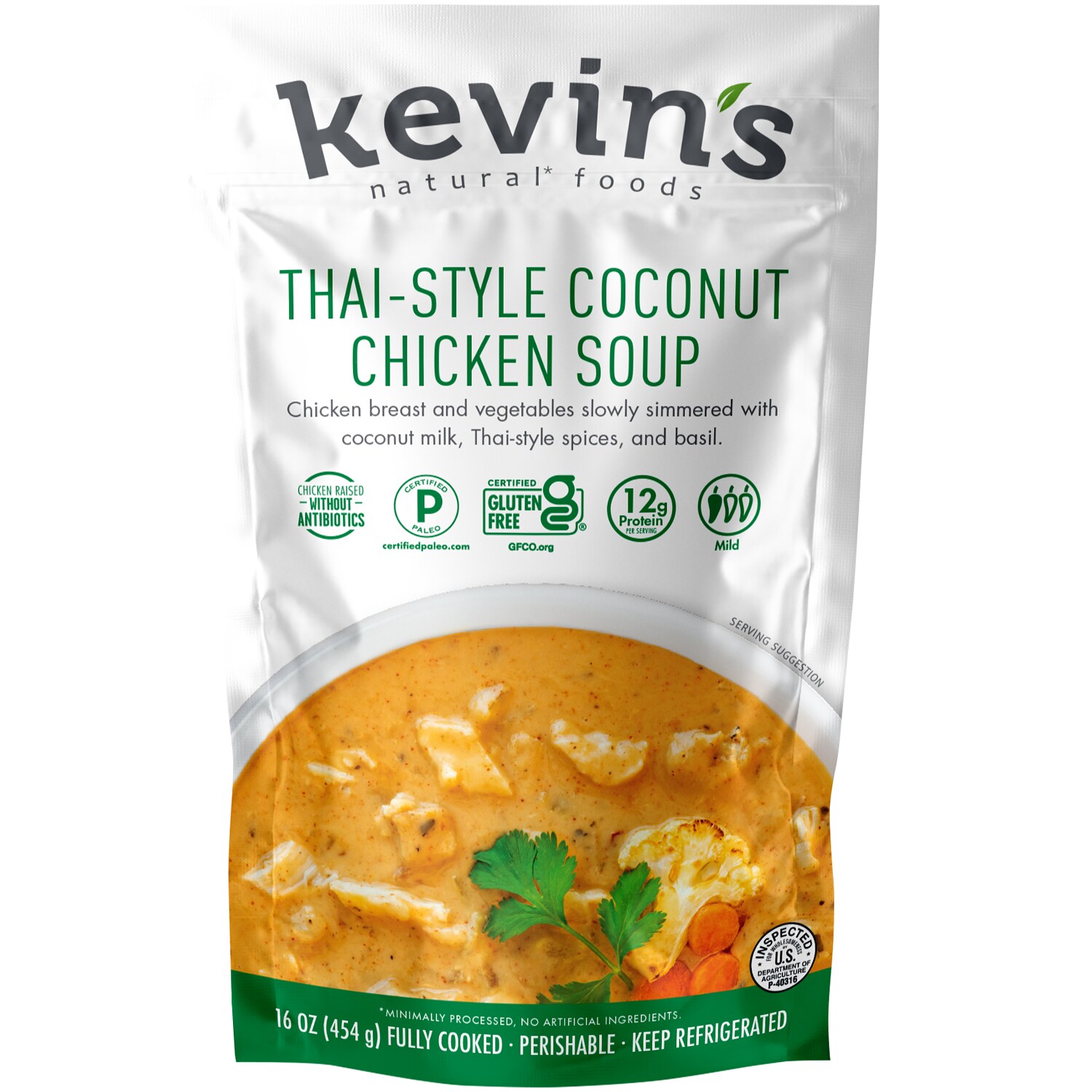 Kevin's Natural Foods Soup, Thai-Style Coconut Chicken