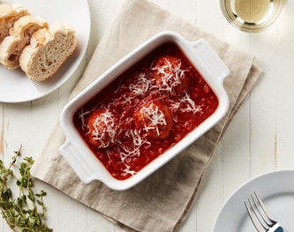 FreshDirect Beef & Pork Meatballs with Tomato Sauce