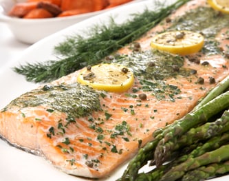 FreshDirect Farm-Raised Lemon-Dill Salmon Passover Meal, Half (Serves 6-8)