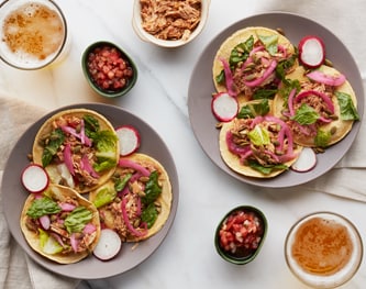 FreshDirect Chicken Soft Tacos Meal Kit
