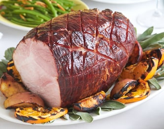 FreshDirect Smoked Boneless Carving Ham Easter Meal, Large (Serves 10-12)