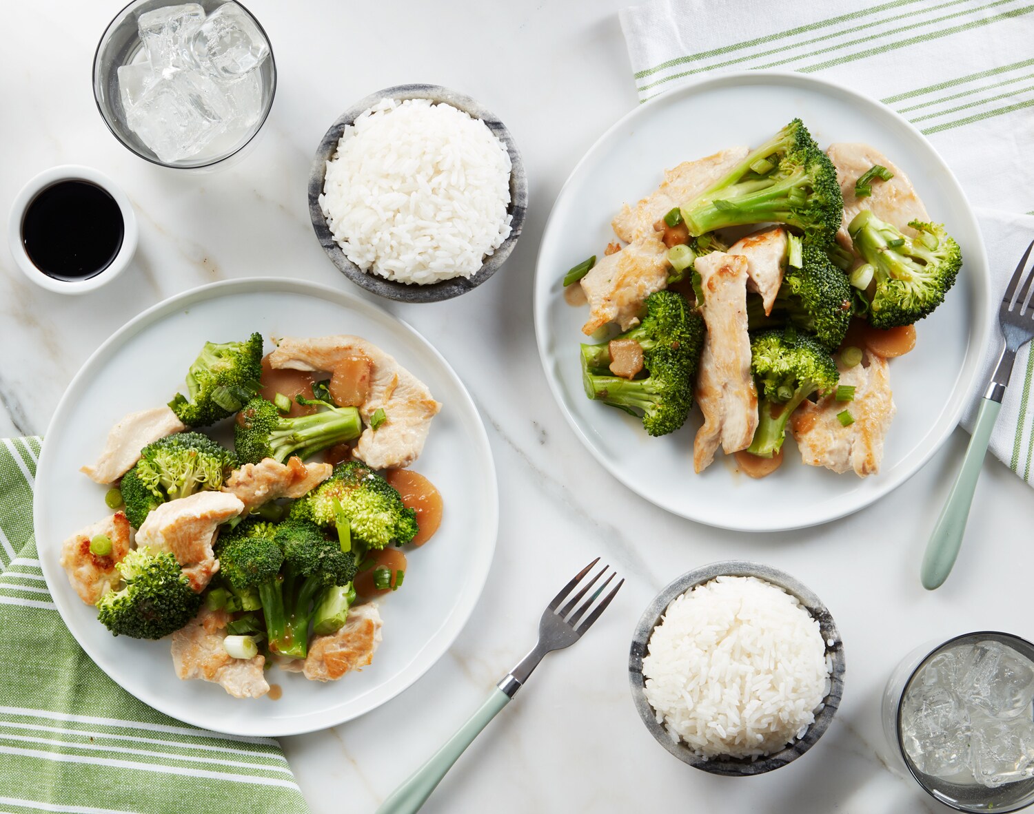 FreshDirect Chicken and Broccoli with Jasmine Rice Stir-Fry Meal Kit