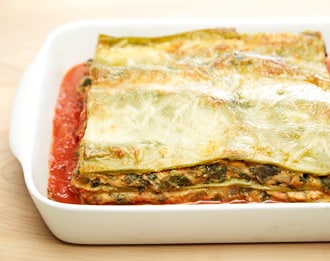 FreshDirect Vegetarian Spinach and Mushroom Lasagna, Family Size