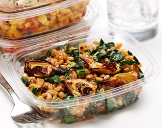 FreshDirect Kale, Farro and Roasted Artichoke Salad, Small